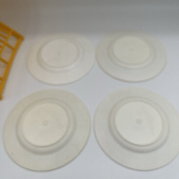 Vtge Fisher Price Fun With Food Drying Rack Dishes 1987 Bowls Plates Made in USA - Picture 5 of 15